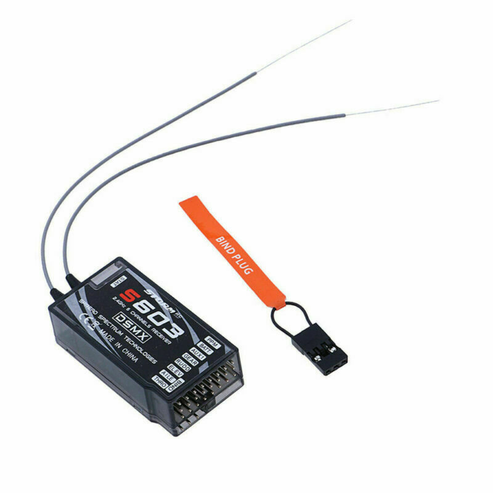 Drone Rc Transmitter And Receiver - Penerima 6CH 2.4GHz PPM S603 dengan