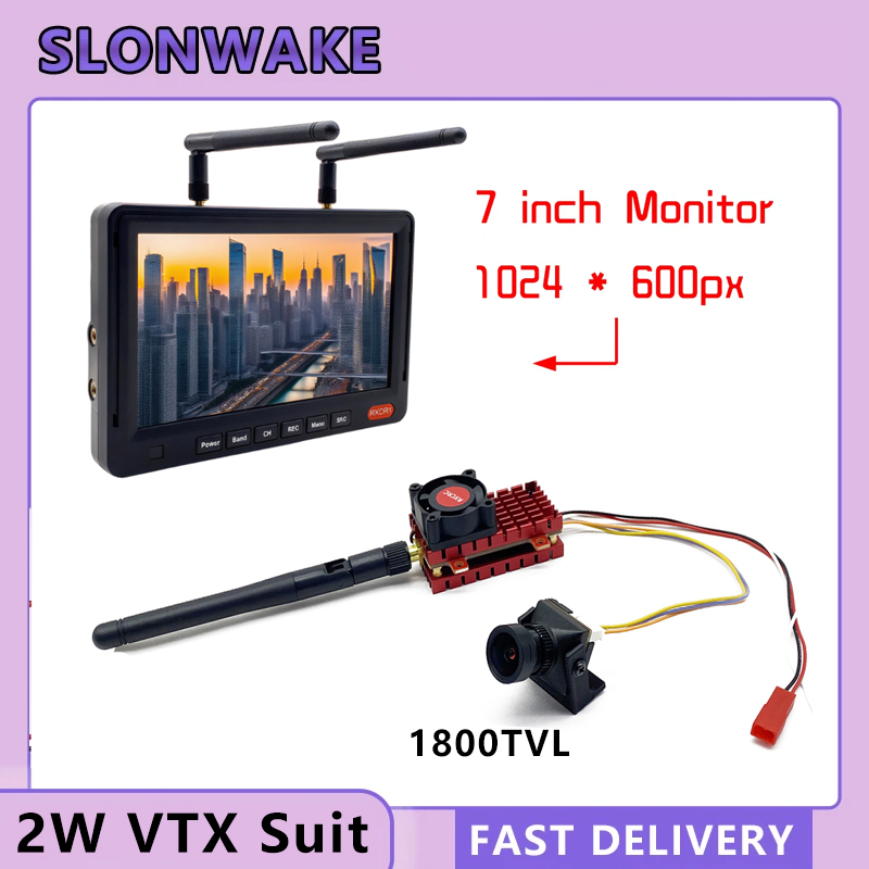Drone Rc Transmitter And Receiver - SLONWAKE 5.8G 2W VTX FPV Kamera