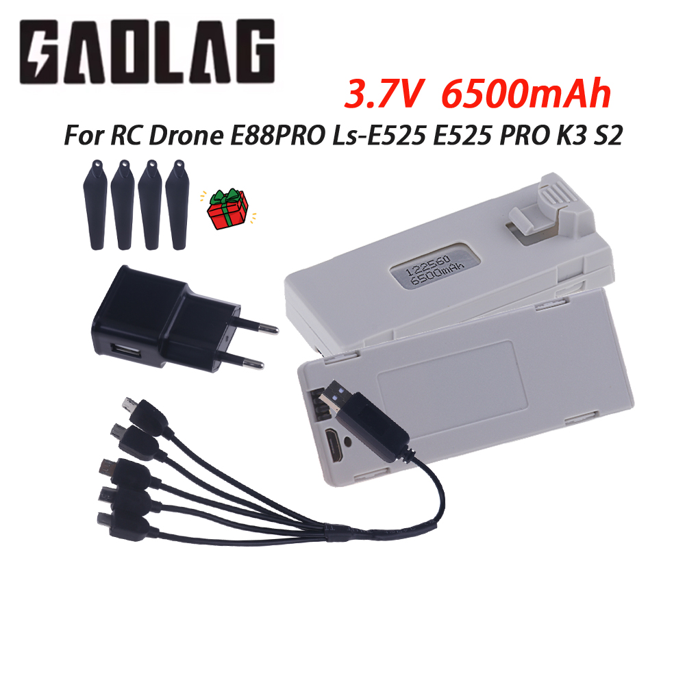 Drone Ls Rc - Baterai Li-ion 3.7V 6500mAh Untuk Drone
