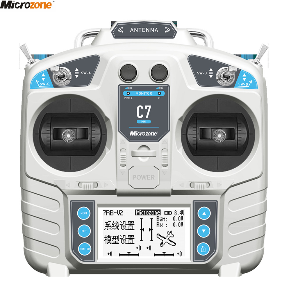 Drone Helicopter Rc - MicroZone MC7 Pengendali C7 Pemancar MINI