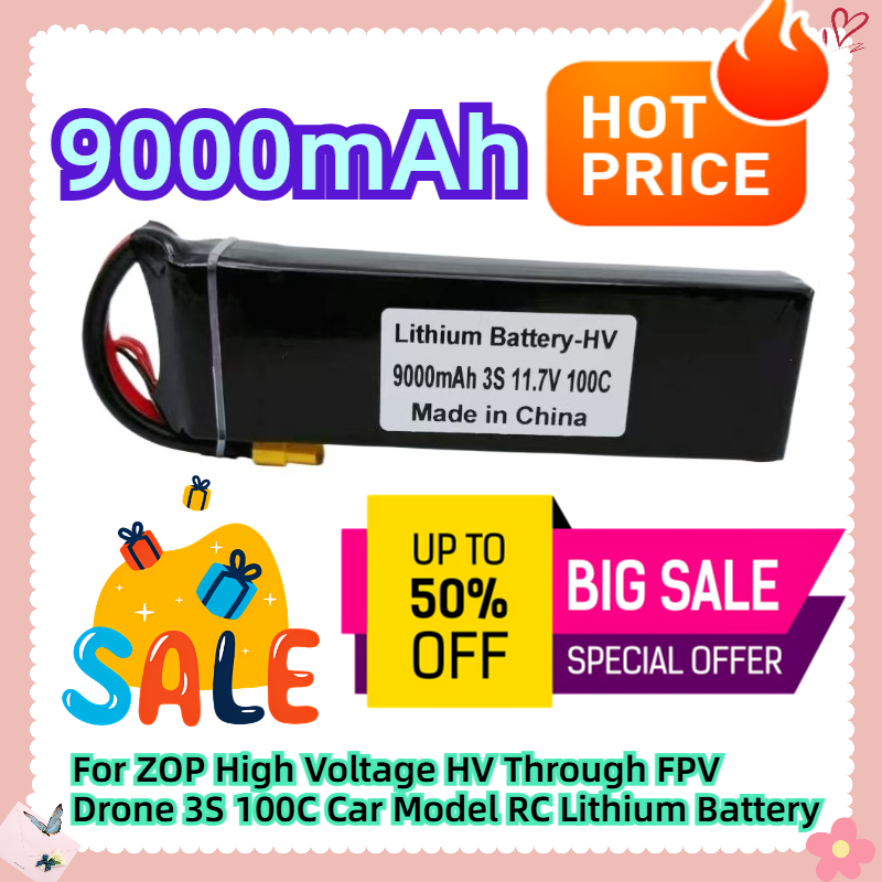 Drone Ls Rc - Baterai Lithium RC Model Mobil 9000mah