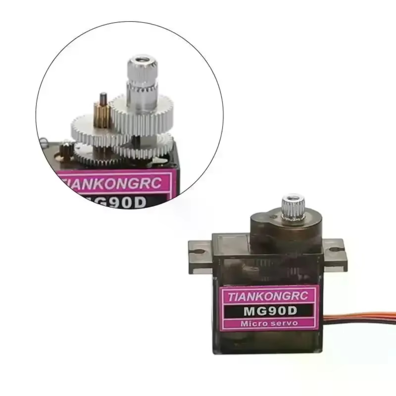 Drone Helicopter Rc - MG90D 9g Metal Gear Servo Torsi