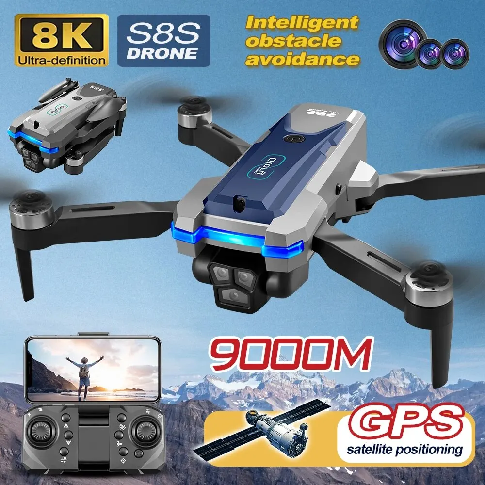 Drone Rc Explorer - S8S Drone lipat 5G Wifi 8K