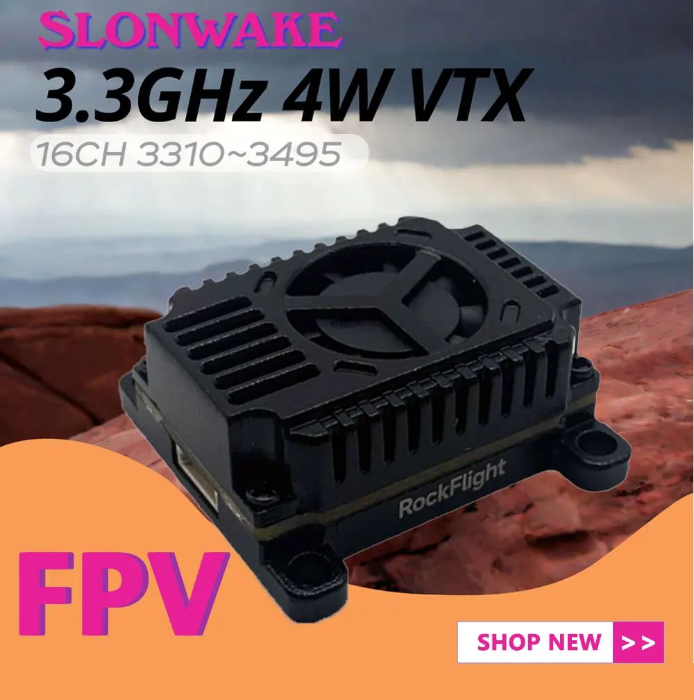 SLONWAKE FPV 3.3G 16CH 4000mW  - Drone With Rc Controller ulasan dan harga