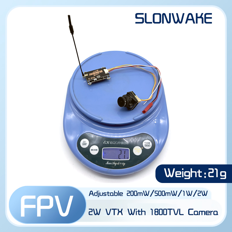 SLONWAKE 5.8G 56CH 2W pemancar - Fpv Camera Cmos ulasan dan harga