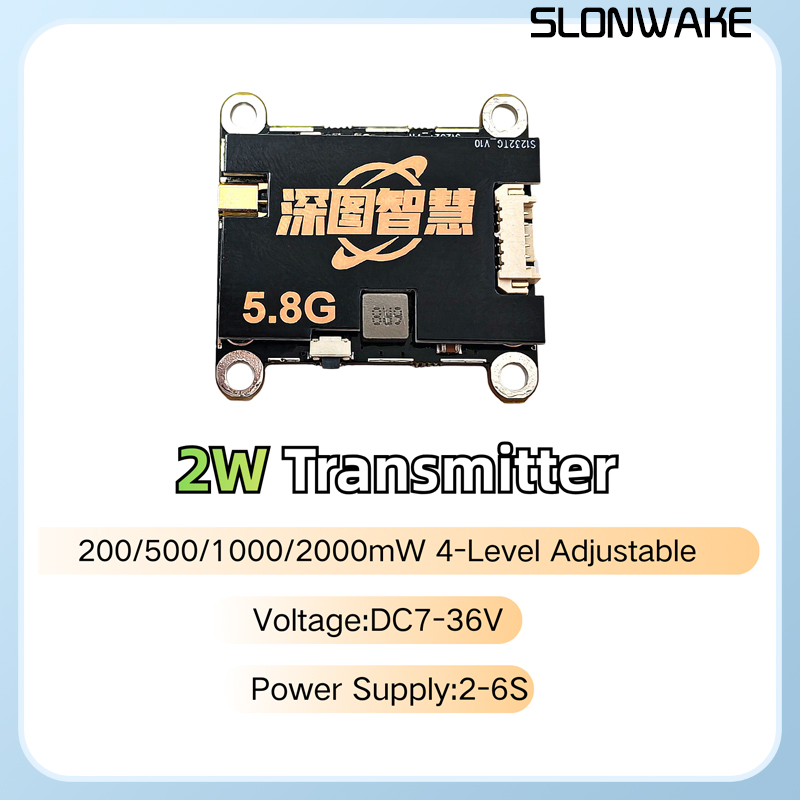 SLONWAKE 5.8G 56CH 2W pemancar - Fpv Camera Cmos ulasan dan harga