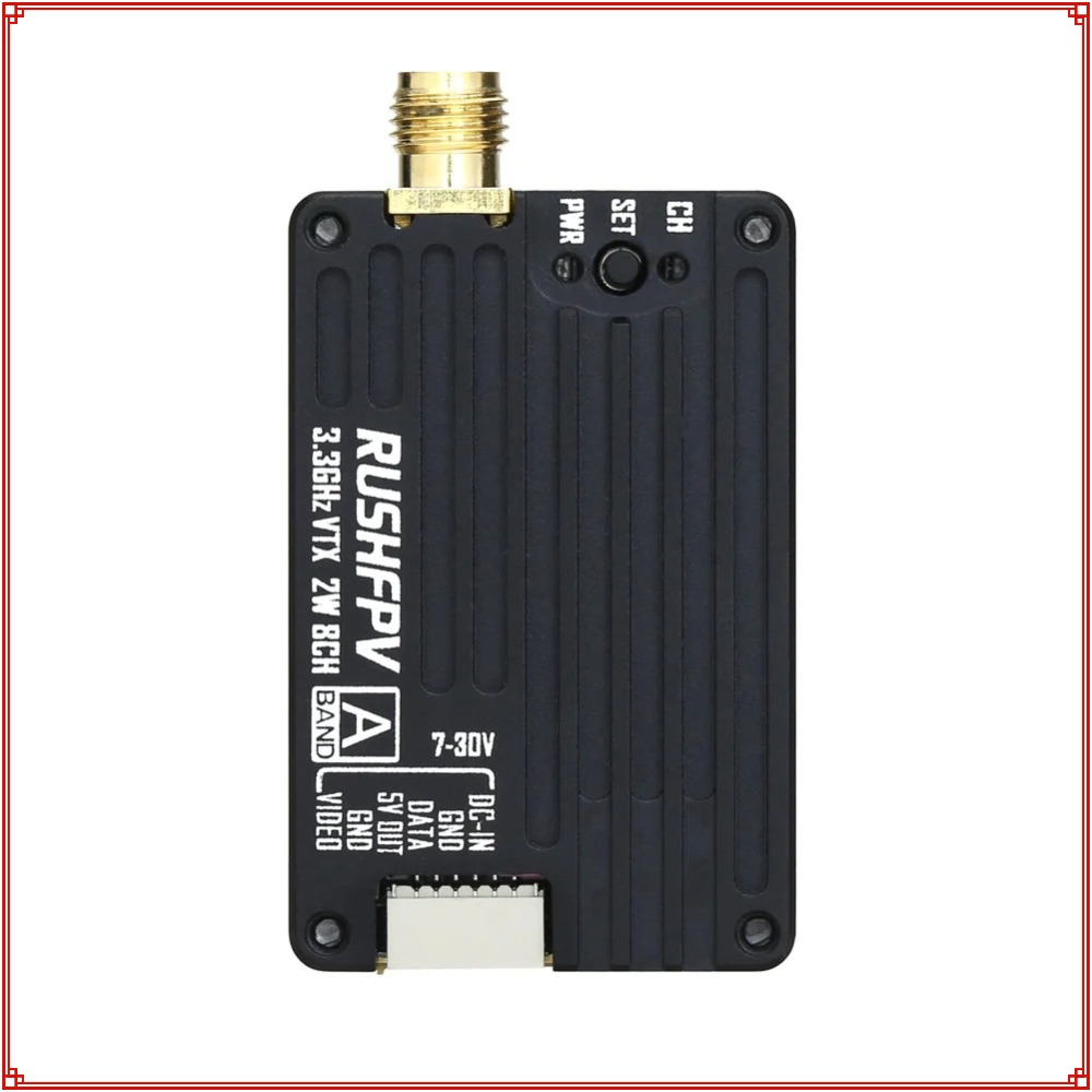 2026 RUSHFPV 3.3G 2W VTX Trans - Drone With Rc Controller ulasan dan harga