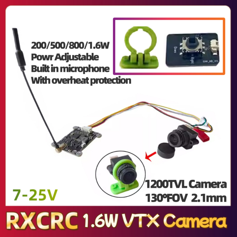 Modul RXCRC 5.8G 48CH 1.6W VTX - Drone With Rc Controller ulasan dan harga