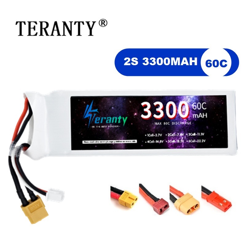 2S 7.4V baterai LiPo 3300mAh 6 - Drone Rc Leading ulasan dan harga