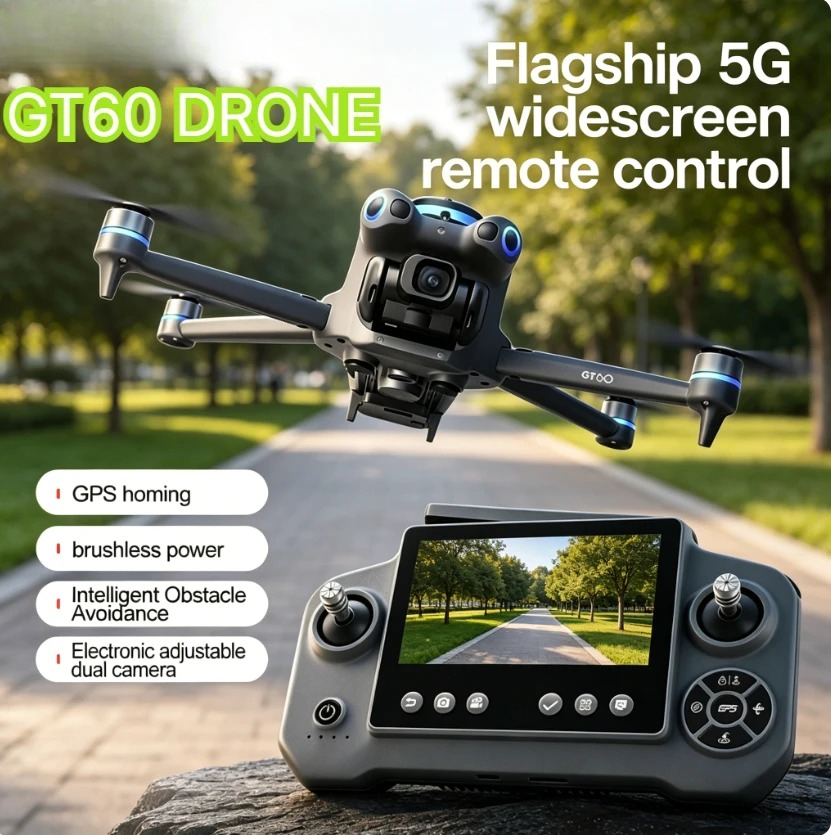 GT60 GPS Foldable RC Quadcopte - Drone Ls Rc ulasan dan harga