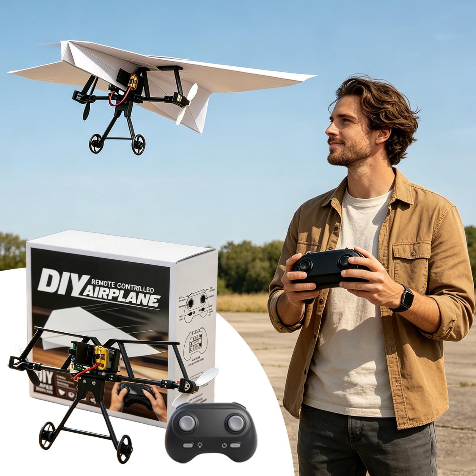 Kit Pesawat Kertas RC DIY Main - Drone Rc Jet ulasan dan harga