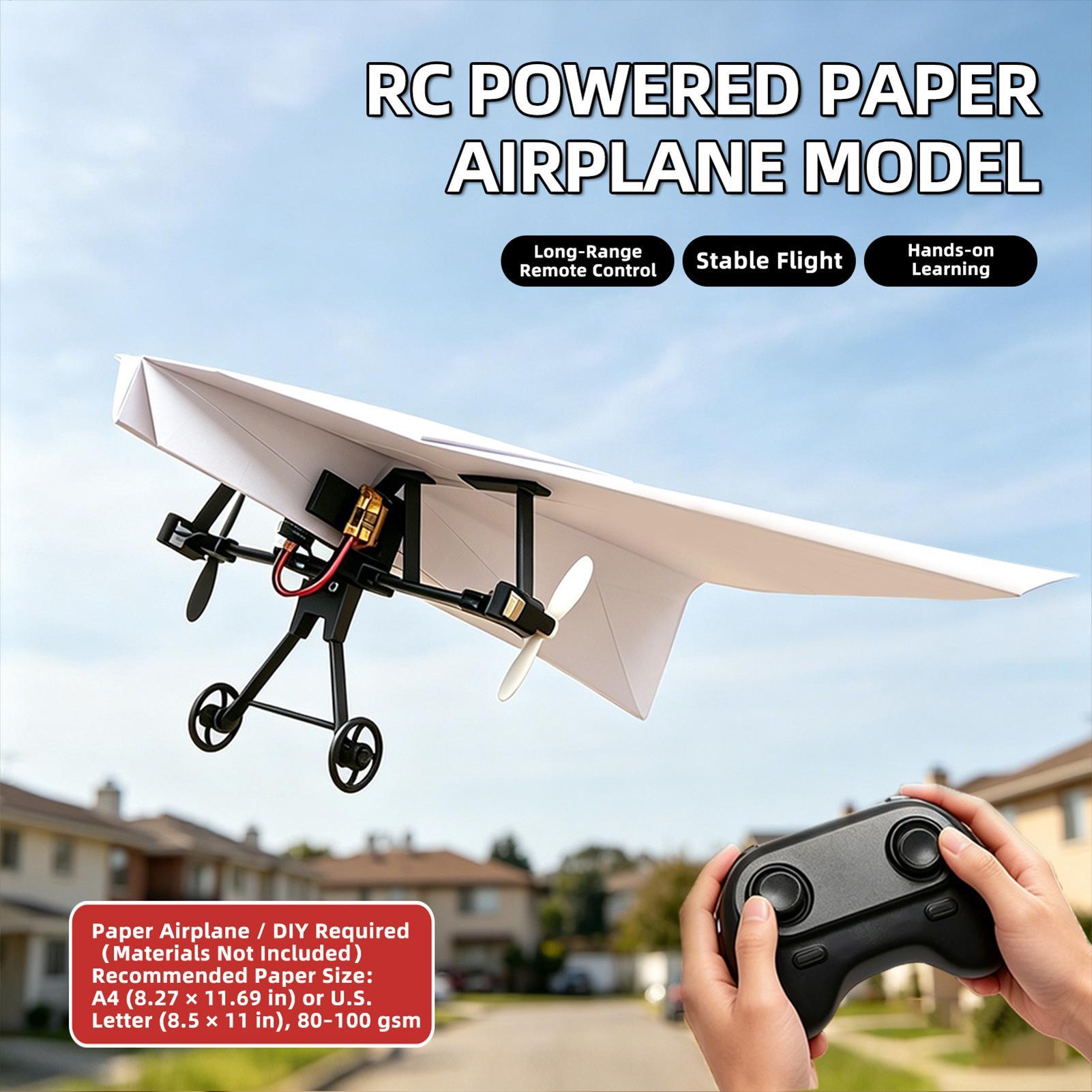 Kit Pesawat Kertas RC DIY Main - Drone Rc Jet ulasan dan harga