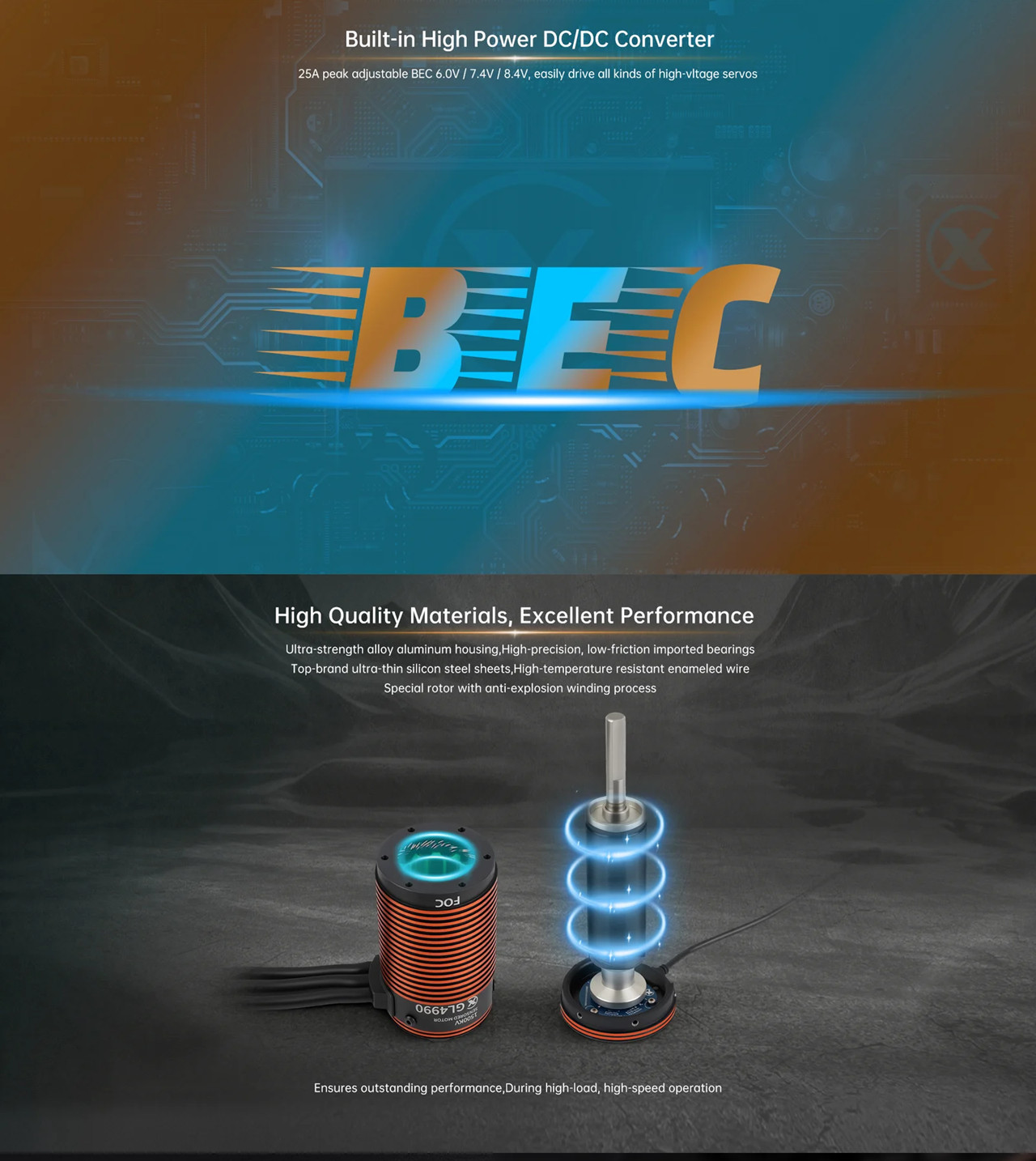 XC COMBO FOC CRAWLER MOTOR BRU - Esc 4In1 Brushless ulasan dan harga