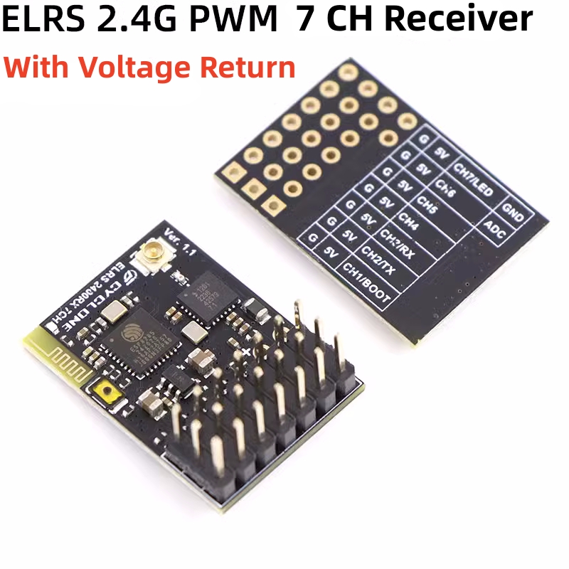 ELRS 2.4G PWM 7CH 6CH CRSF Rec - Drone Rc Leading ulasan dan harga