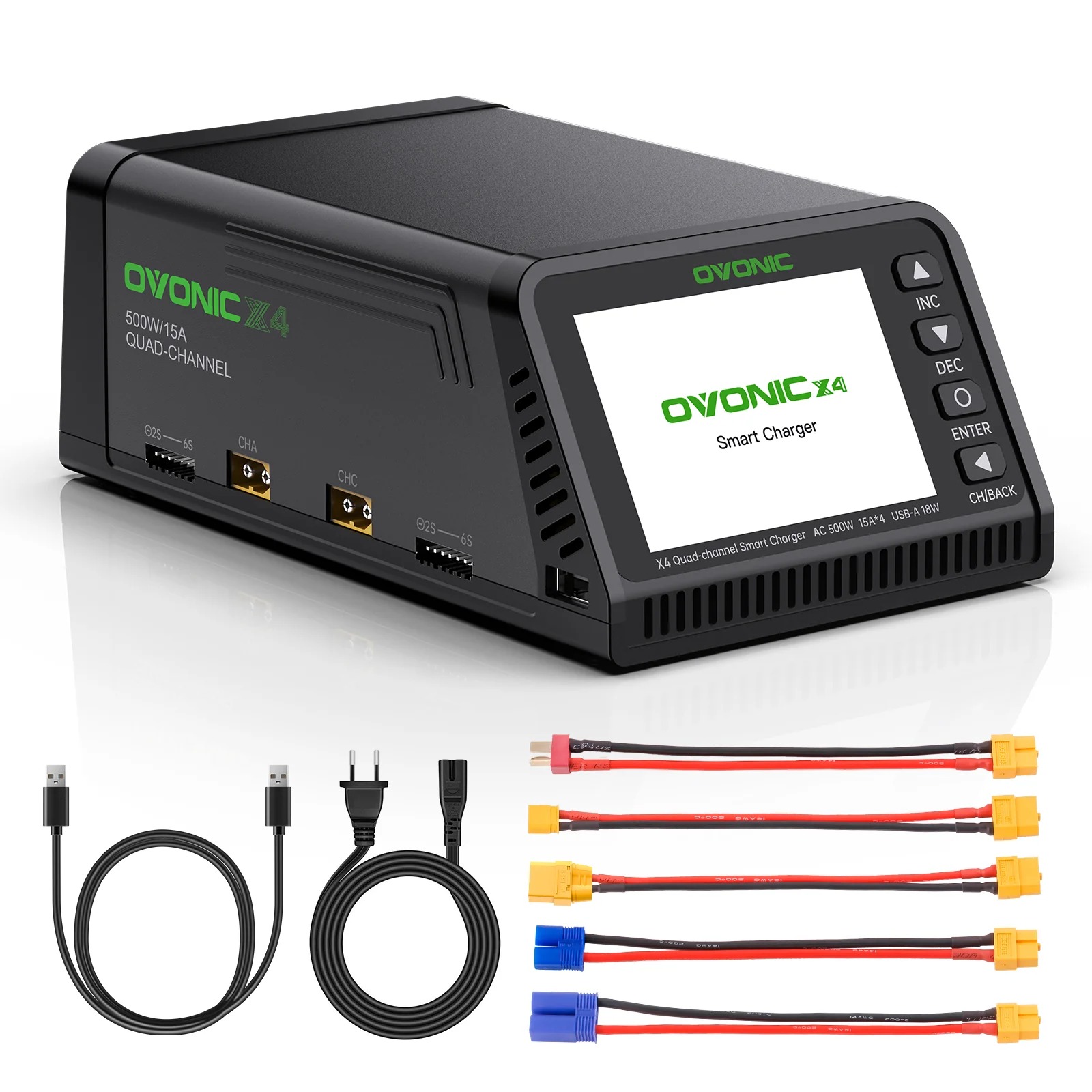 Ovonic X4 AC500W Pengisi Daya  - Drone Smart Rc ulasan dan harga